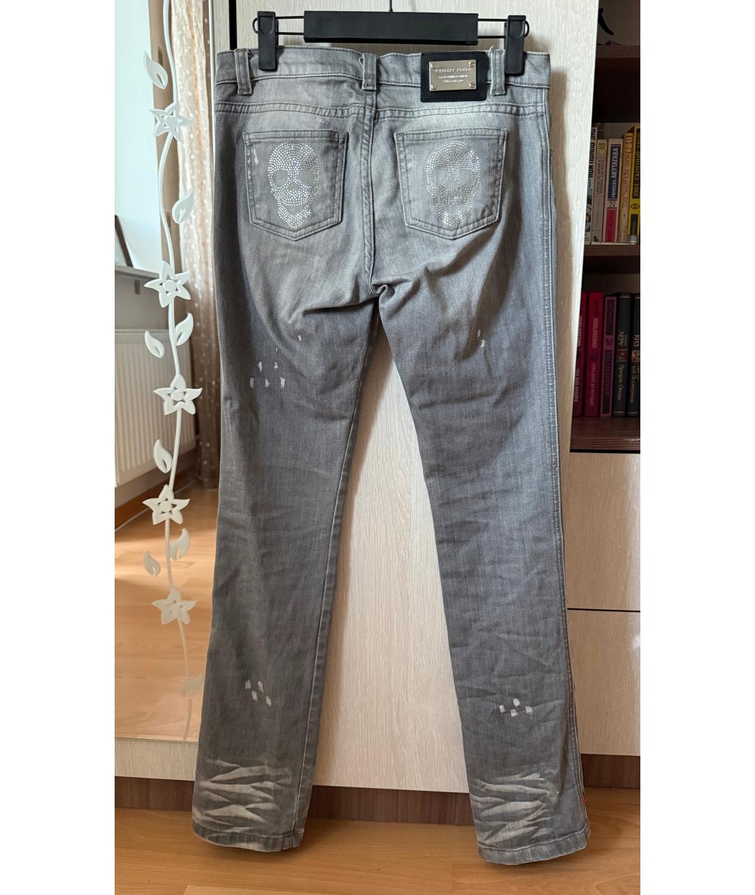 PHILIPP PLEIN Серые детские джинсы, фото 2