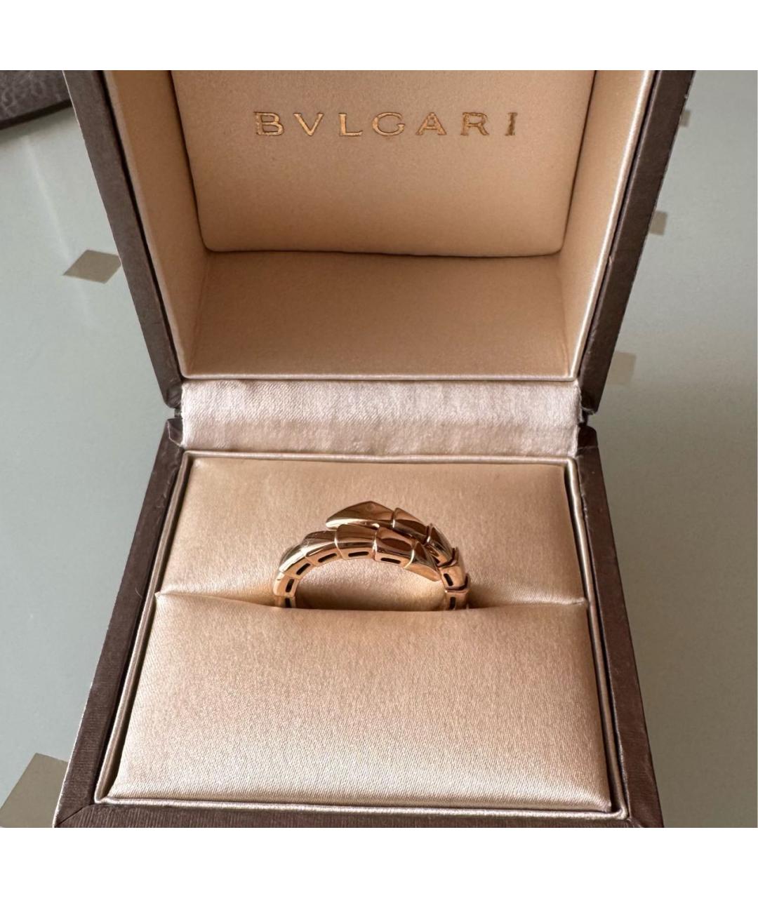 BVLGARI Золотое кольцо из розового золота, фото 5