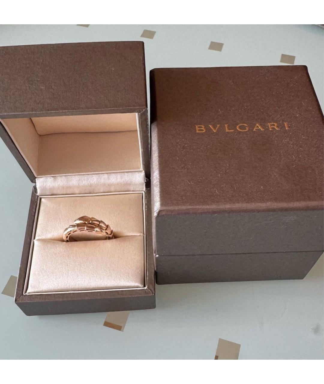 BVLGARI Золотое кольцо из розового золота, фото 3