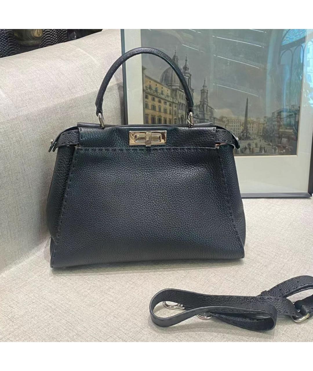 FENDI Черная сумка через плечо, фото 6