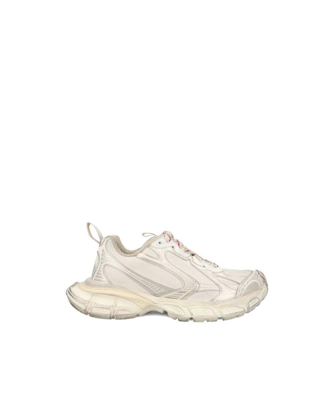 BALENCIAGA Бежевые текстильные кроссовки, фото 9