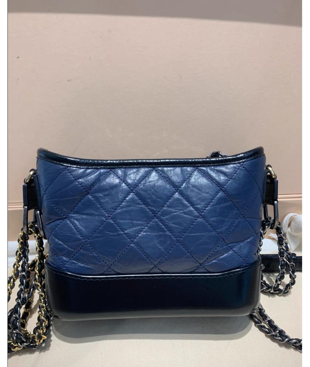 CHANEL Синяя сумка через плечо, фото 2