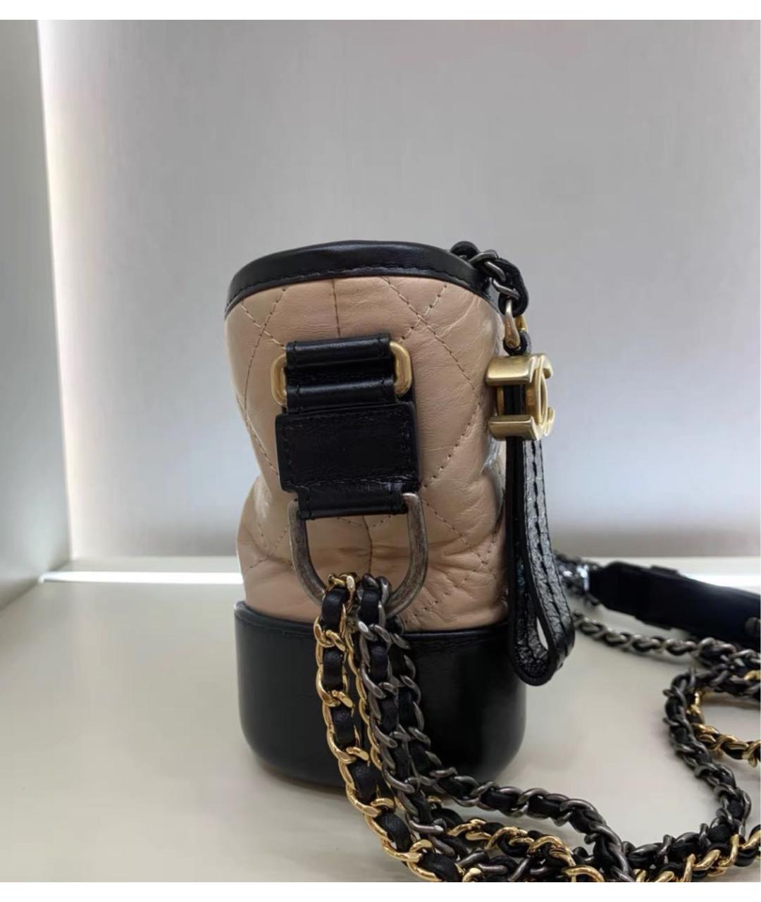 CHANEL Бежевая сумка через плечо, фото 3