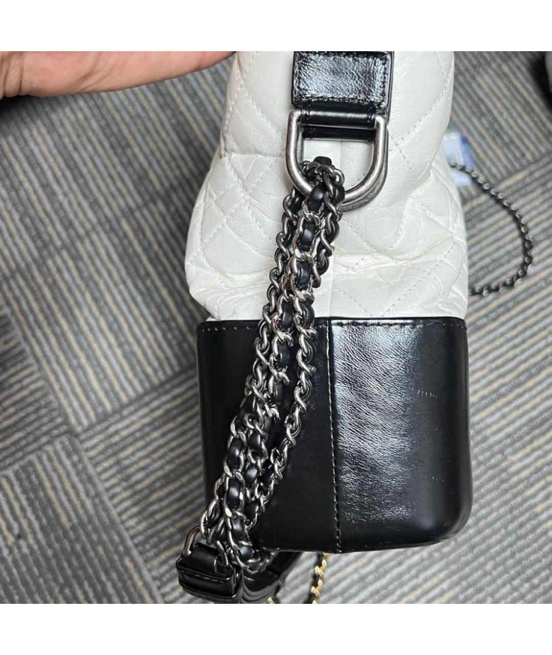 CHANEL Белая сумка через плечо, фото 3