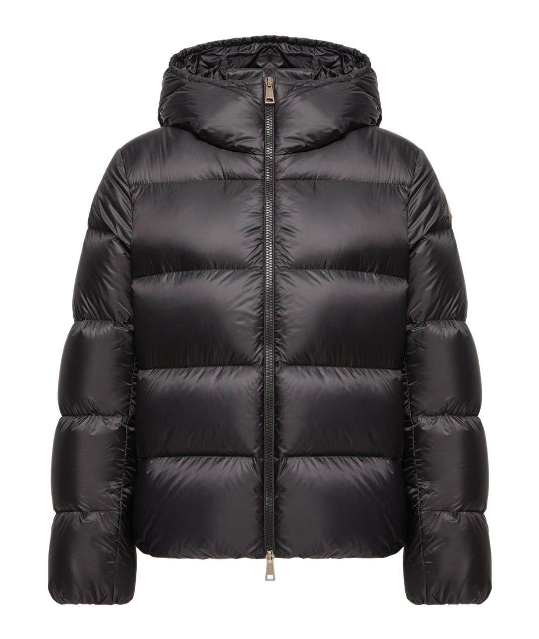 MONCLER Черная полиамидовая куртка, фото 1