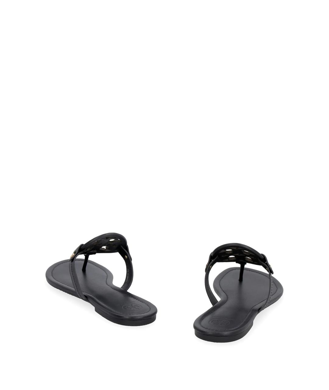 TORY BURCH Черные кожаные сандалии, фото 3