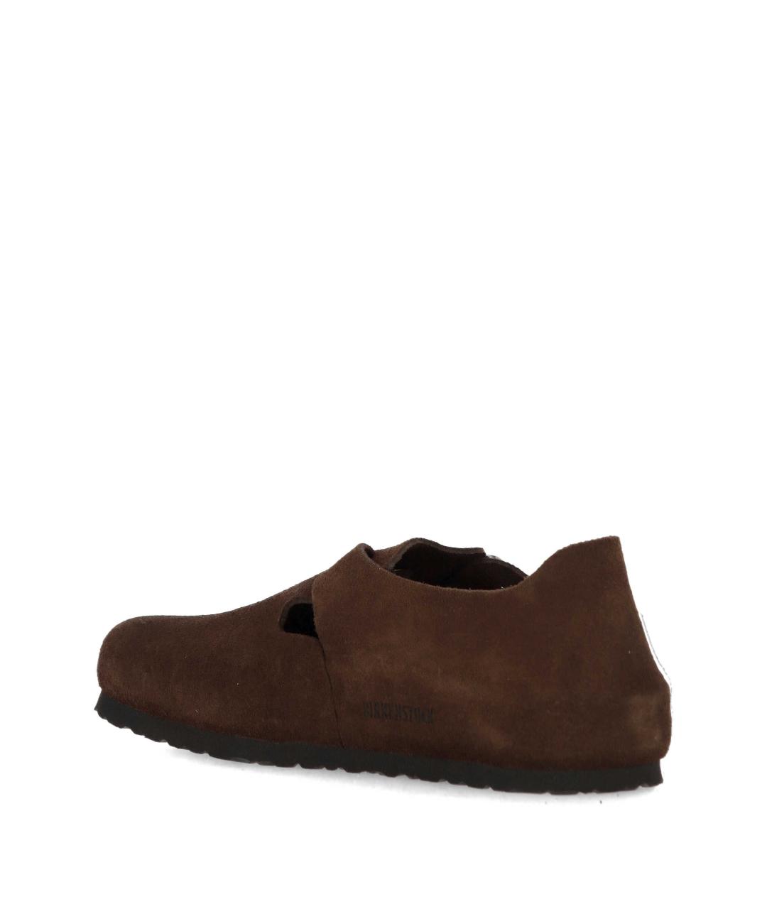 BIRKENSTOCK Коричневые замшевые сандалии, фото 3