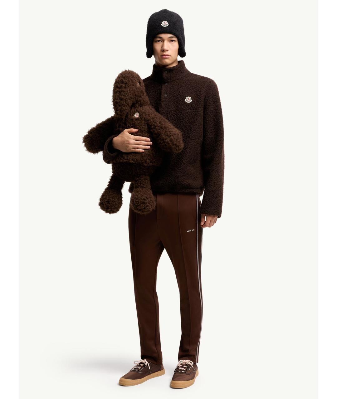 MONCLER Коричневый джемпер / свитер, фото 2
