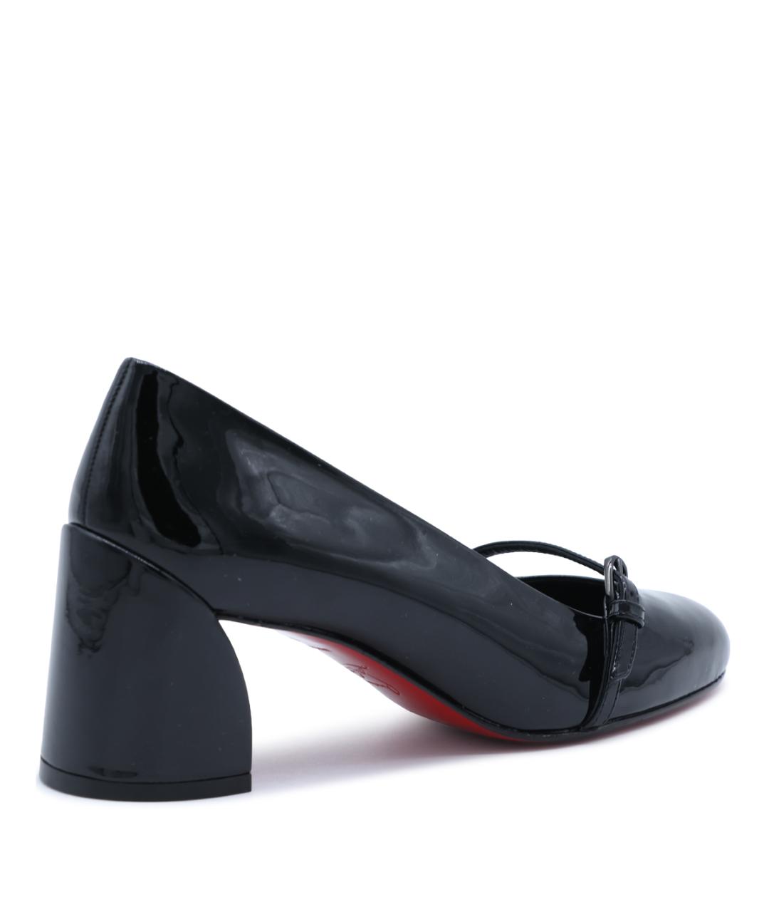 CHRISTIAN LOUBOUTIN Черные туфли из лакированной кожи, фото 6