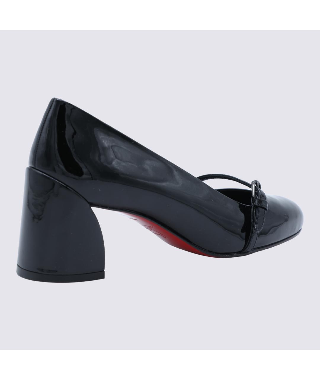 CHRISTIAN LOUBOUTIN Черные туфли из лакированной кожи, фото 5