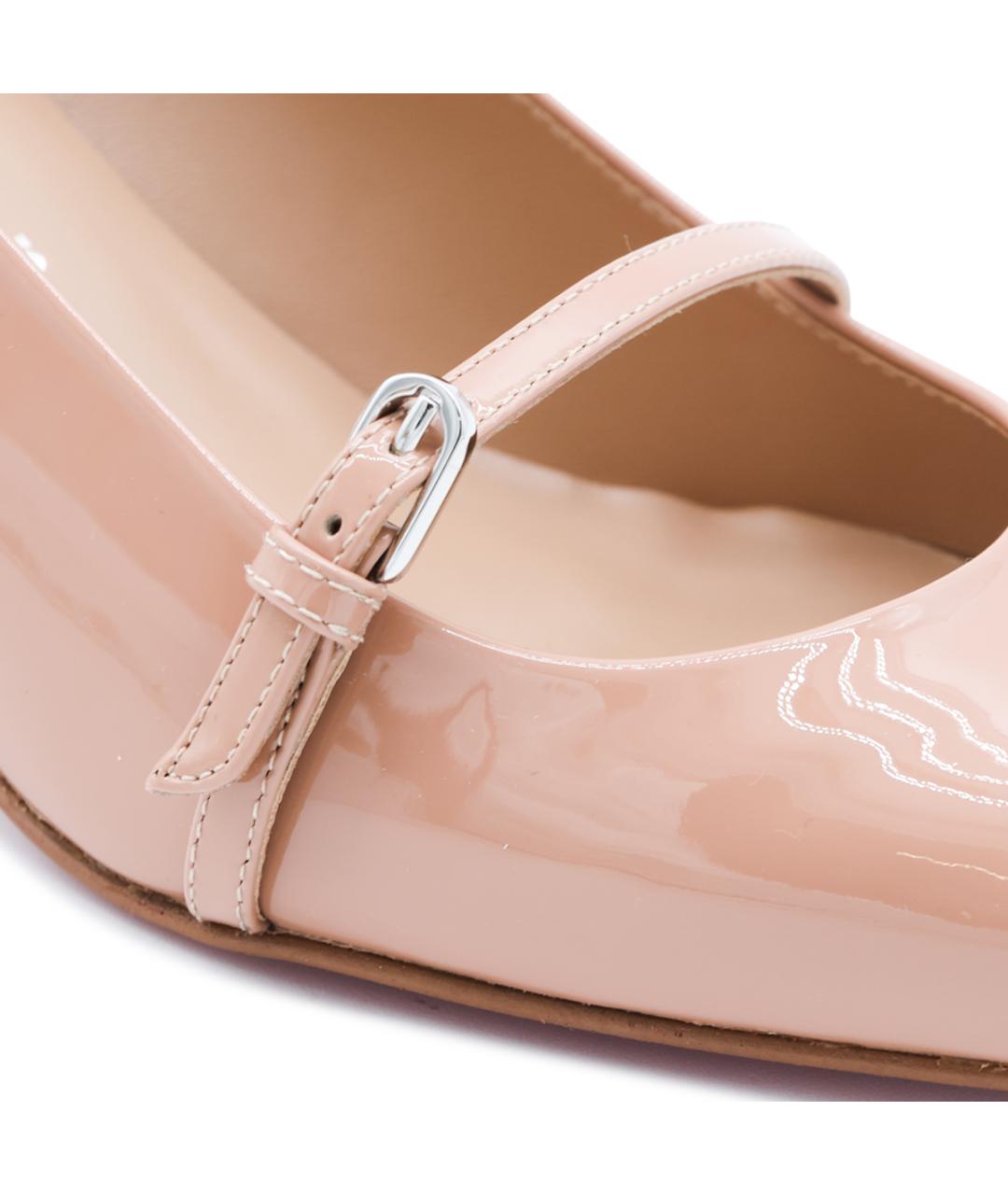 CHRISTIAN LOUBOUTIN Розовые туфли из лакированной кожи, фото 7
