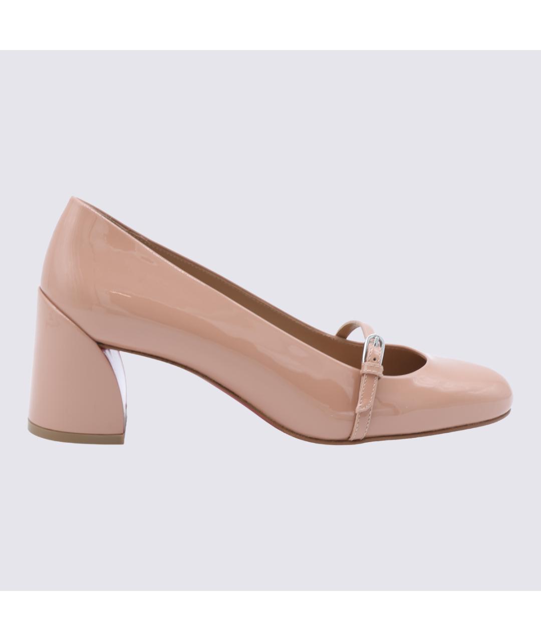 CHRISTIAN LOUBOUTIN Розовые туфли из лакированной кожи, фото 2