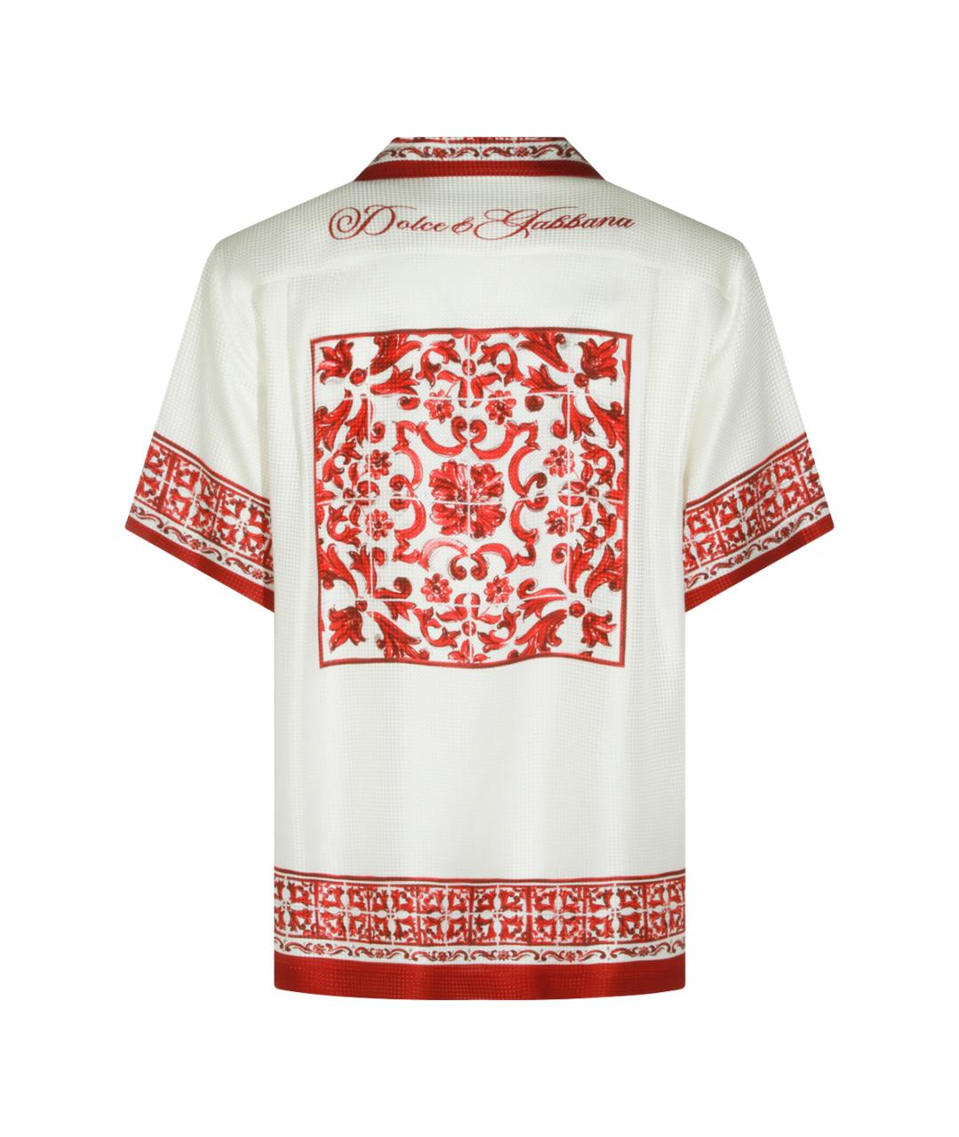 DOLCE&GABBANA Мульти шелковая кэжуал рубашка, фото 2