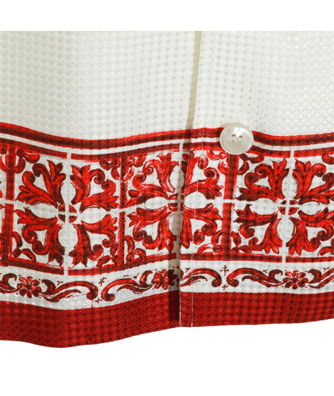 DOLCE&GABBANA Мульти шелковая кэжуал рубашка, фото 4