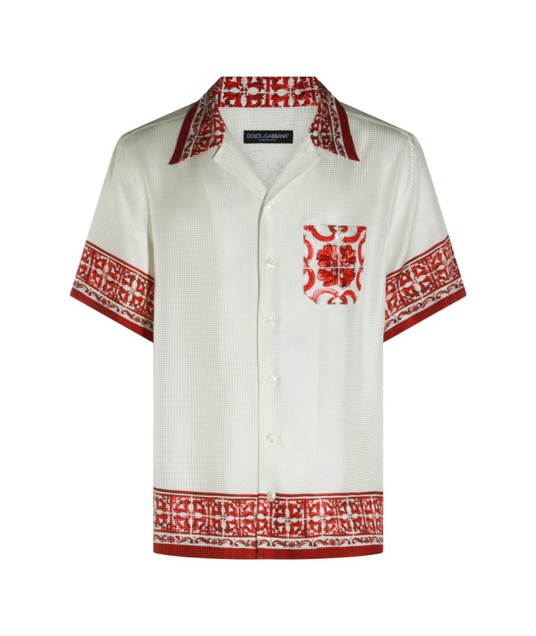 DOLCE&GABBANA Мульти шелковая кэжуал рубашка, фото 1