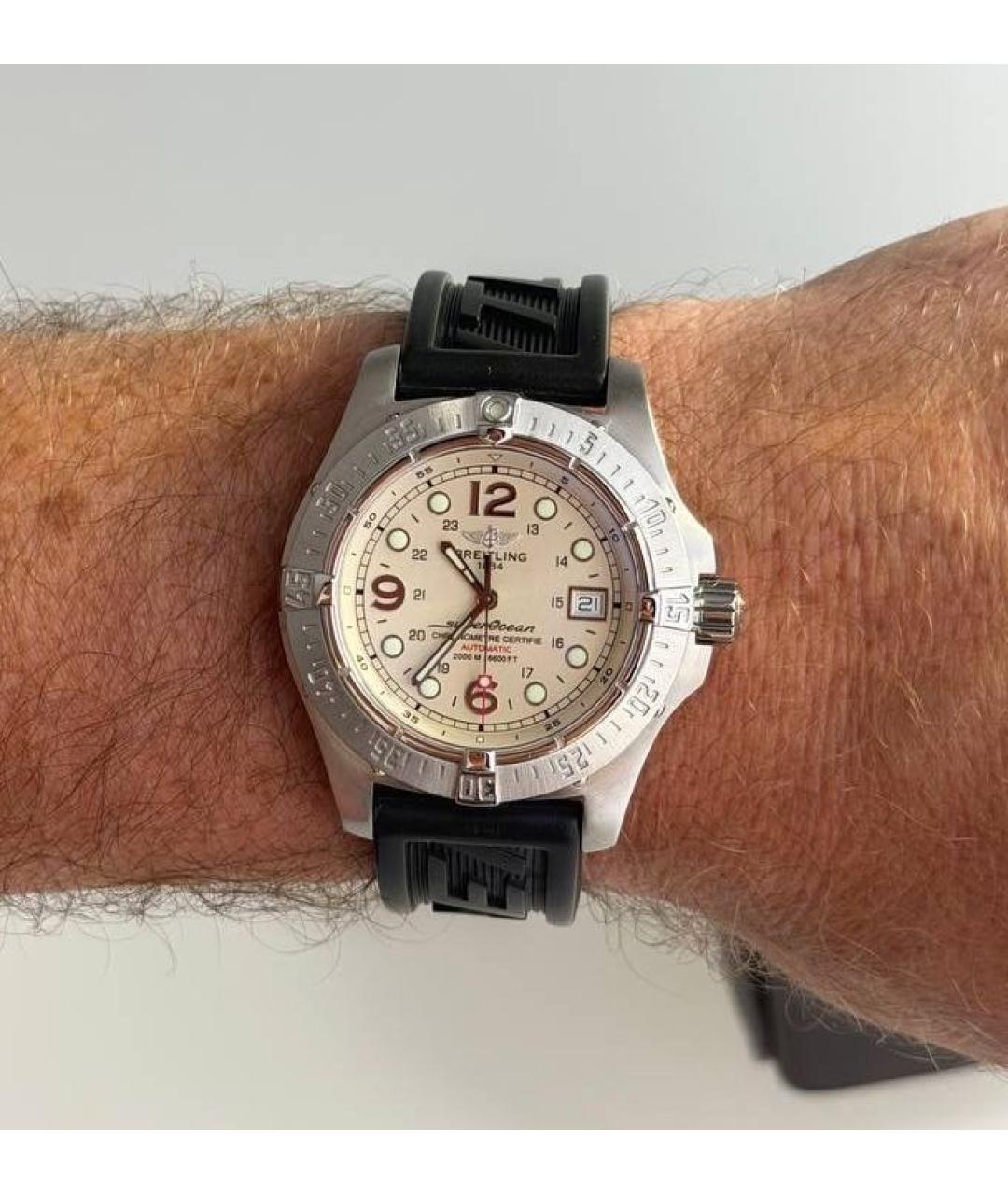 BREITLING Белые часы, фото 2