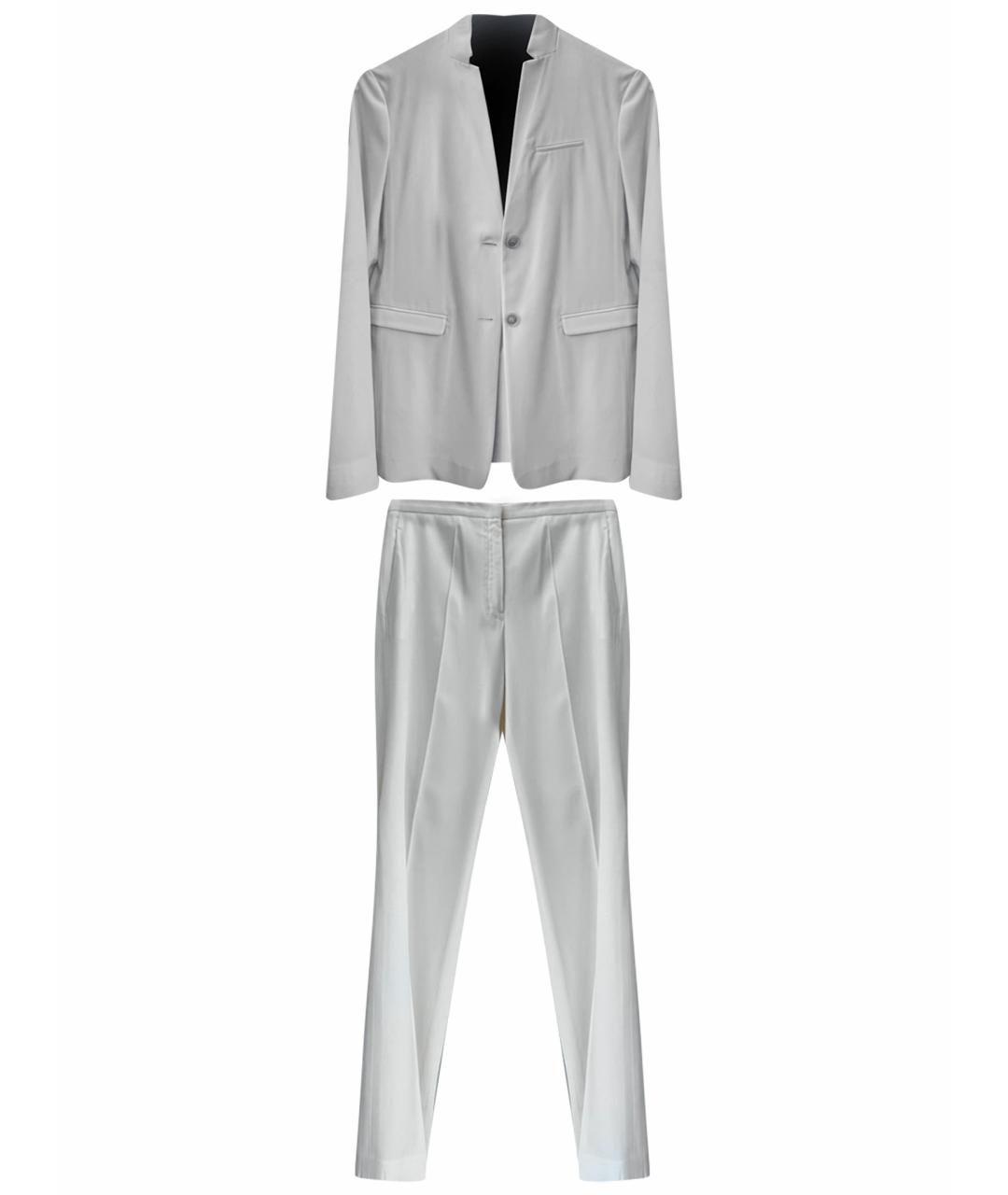 JIL SANDER Бежевый шерстяной костюм с брюками, фото 1