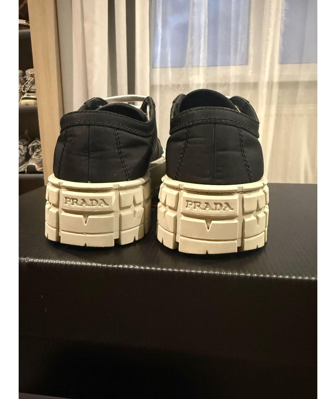 PRADA Черные кеды, фото 6