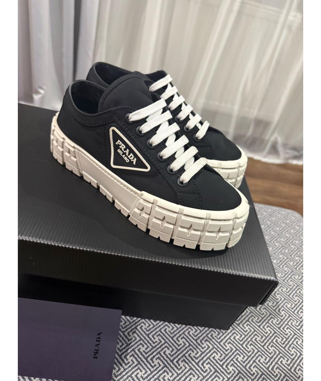 PRADA Черные кеды, фото 9