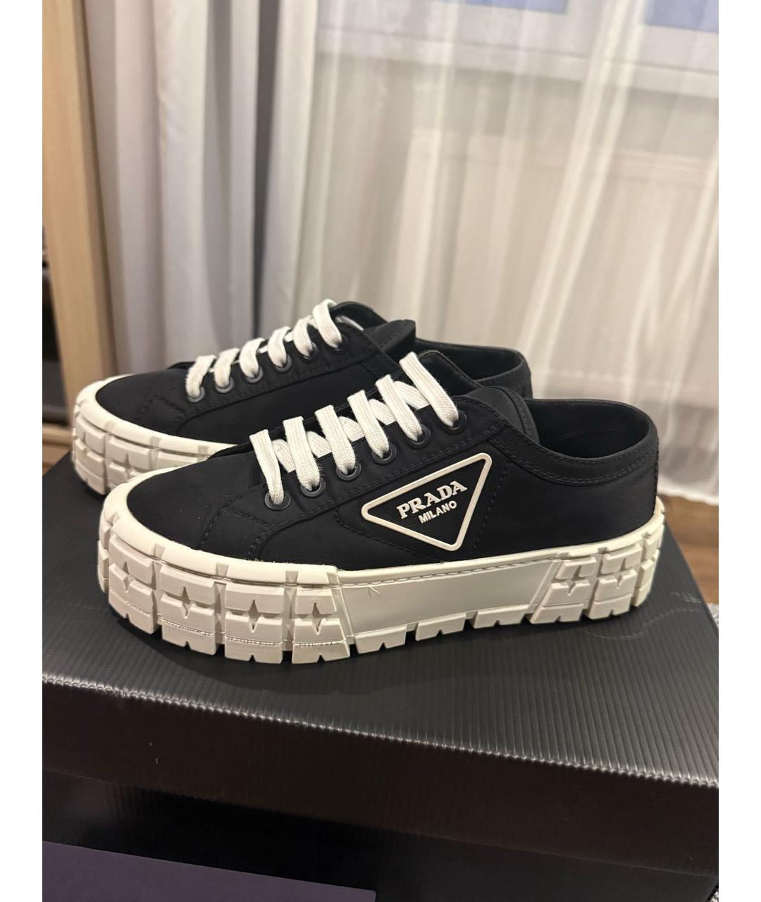 PRADA Черные кеды, фото 2