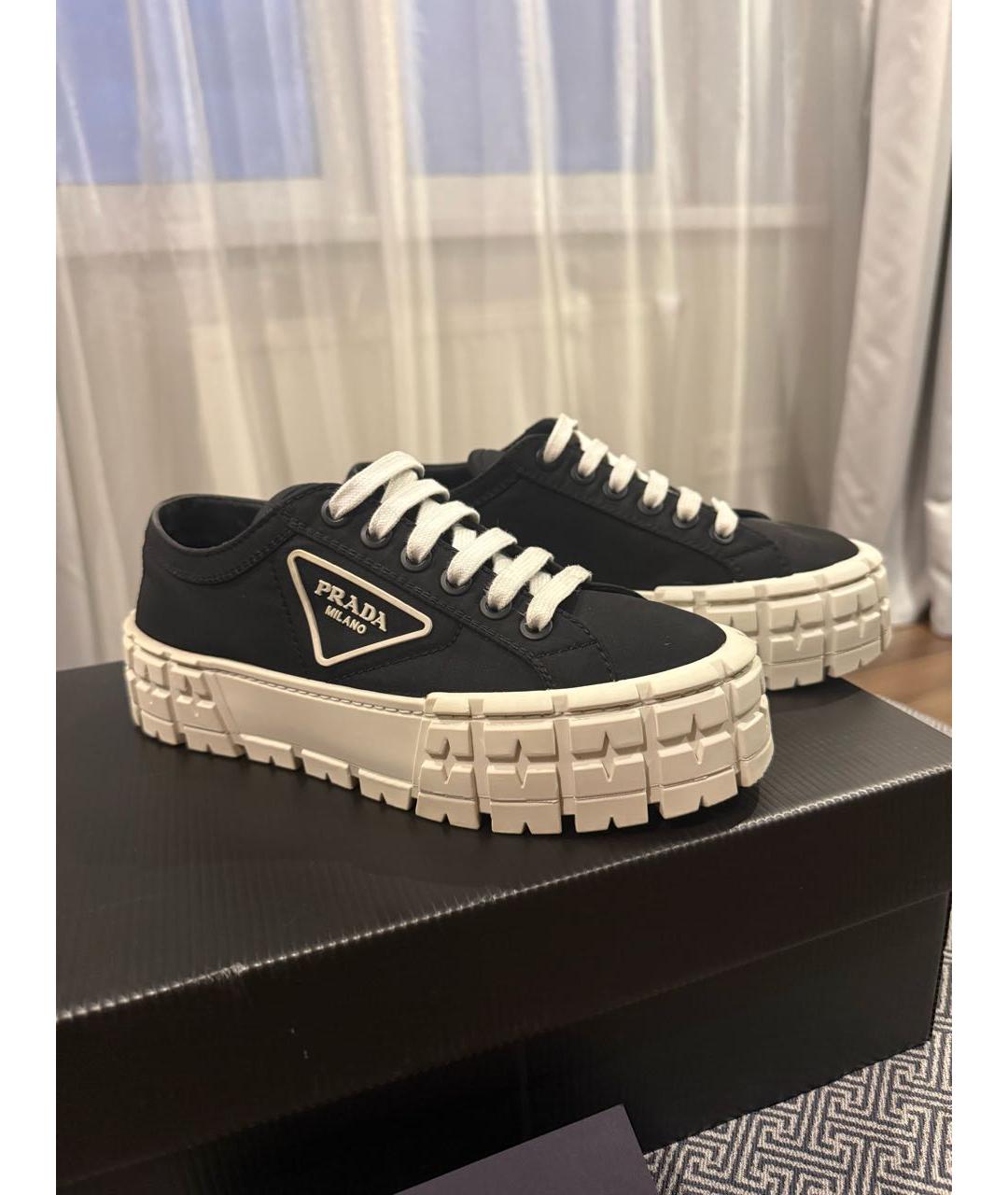 PRADA Черные кеды, фото 7