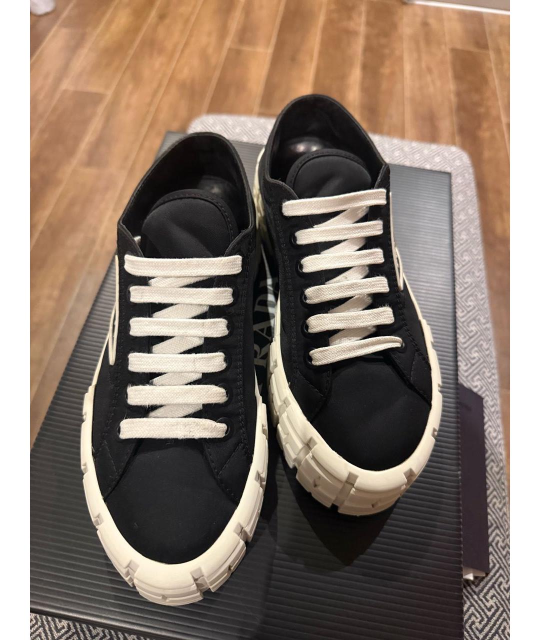 PRADA Черные кеды, фото 3