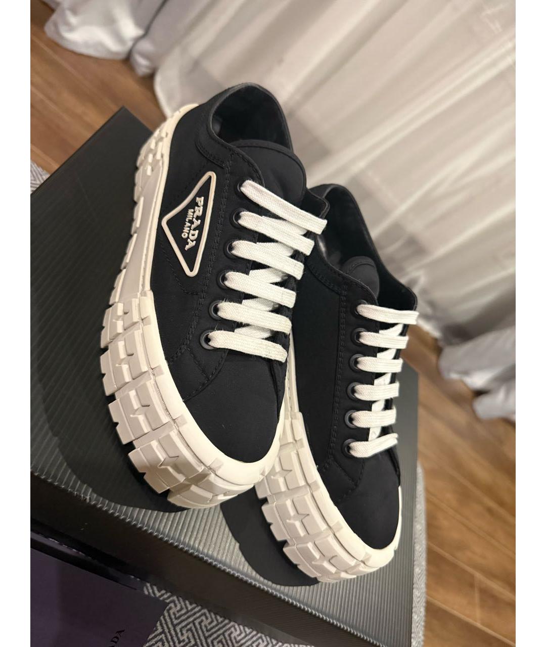 PRADA Черные кеды, фото 8