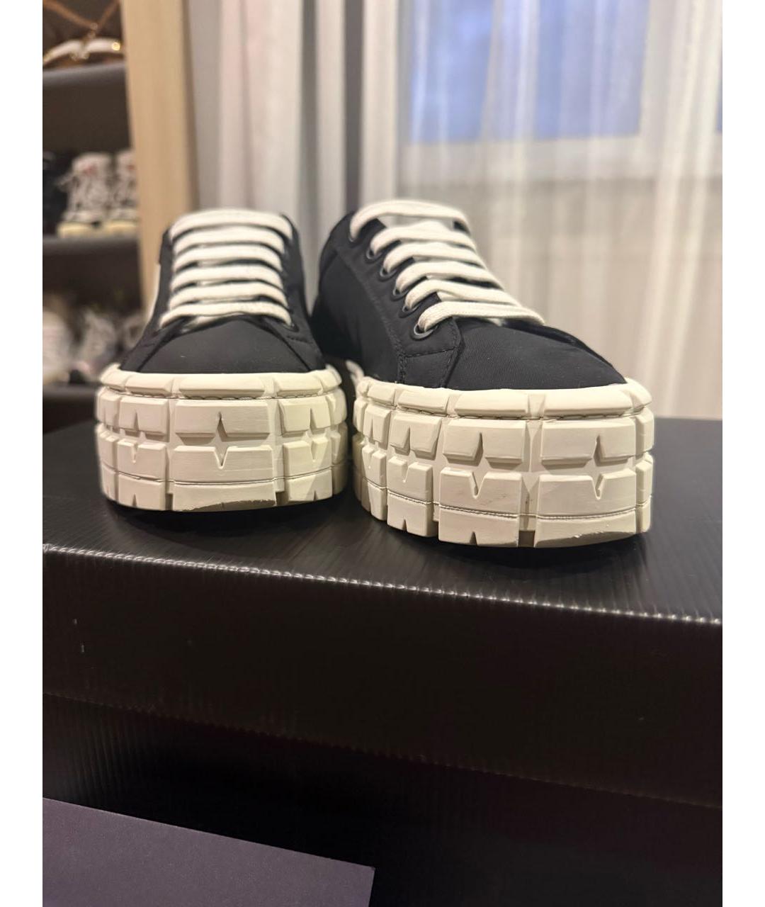 PRADA Черные кеды, фото 5