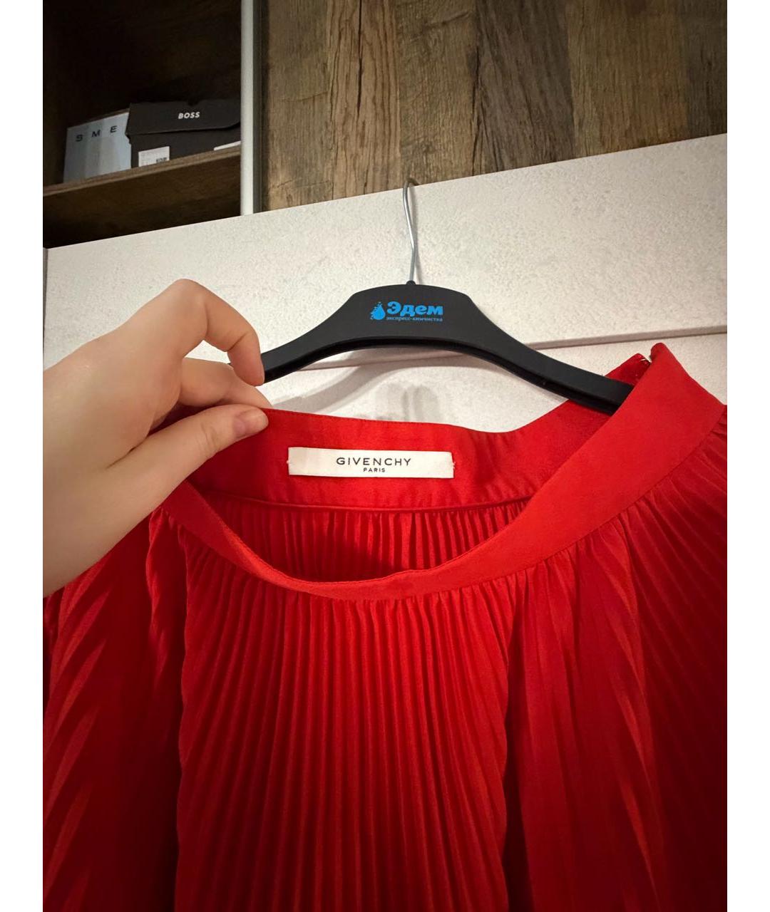 GIVENCHY Красная юбка макси, фото 2