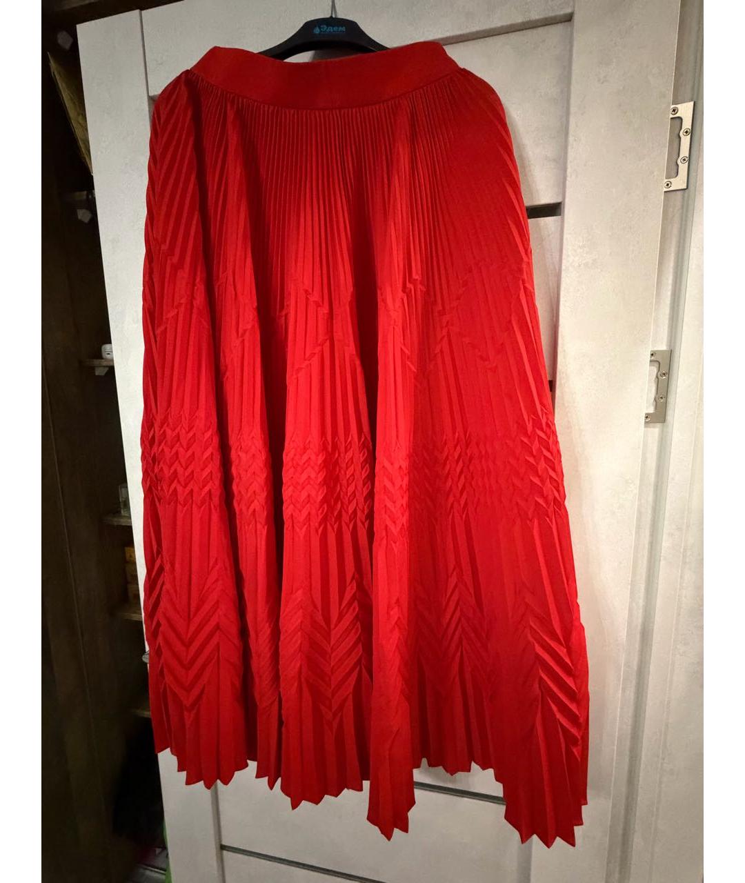 GIVENCHY Красная юбка макси, фото 3