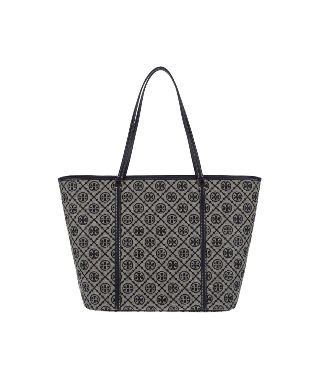 TORY BURCH Синяя сумка тоут, фото 1