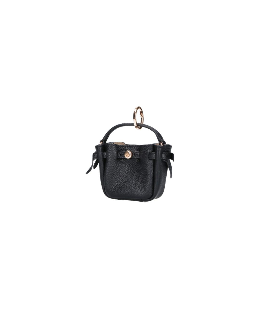 TORY BURCH Черный брелок, фото 2