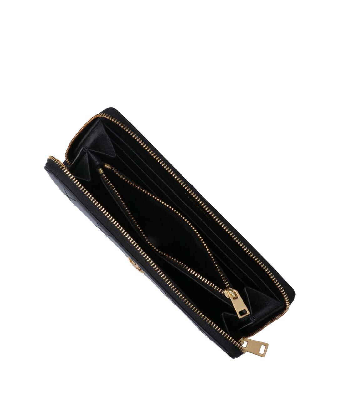 TORY BURCH Черный кожаный кошелек, фото 4