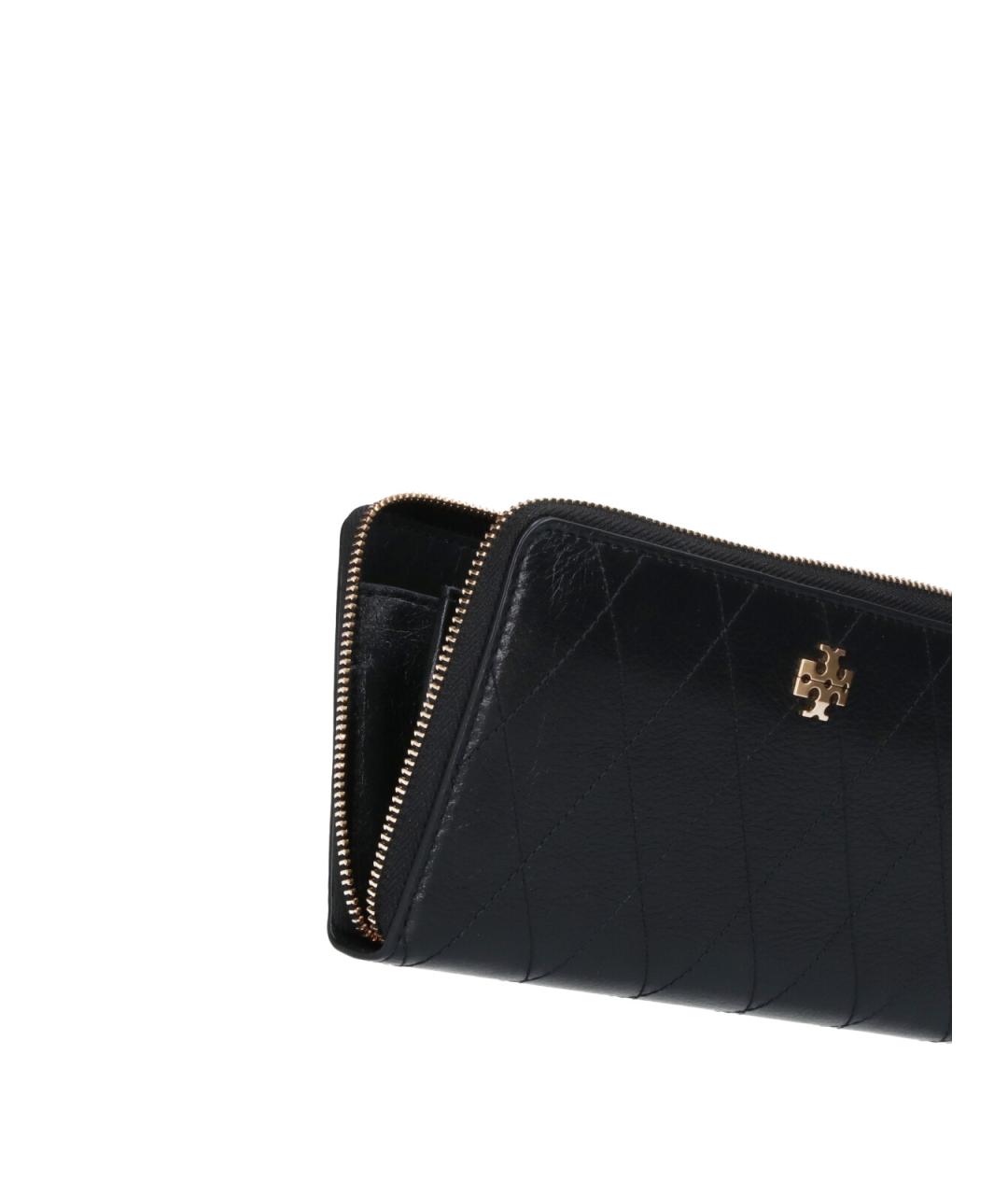 TORY BURCH Черный кожаный кошелек, фото 5