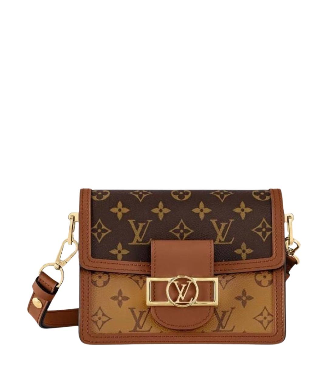 LOUIS VUITTON Коричневая сумка через плечо из канвы, фото 1