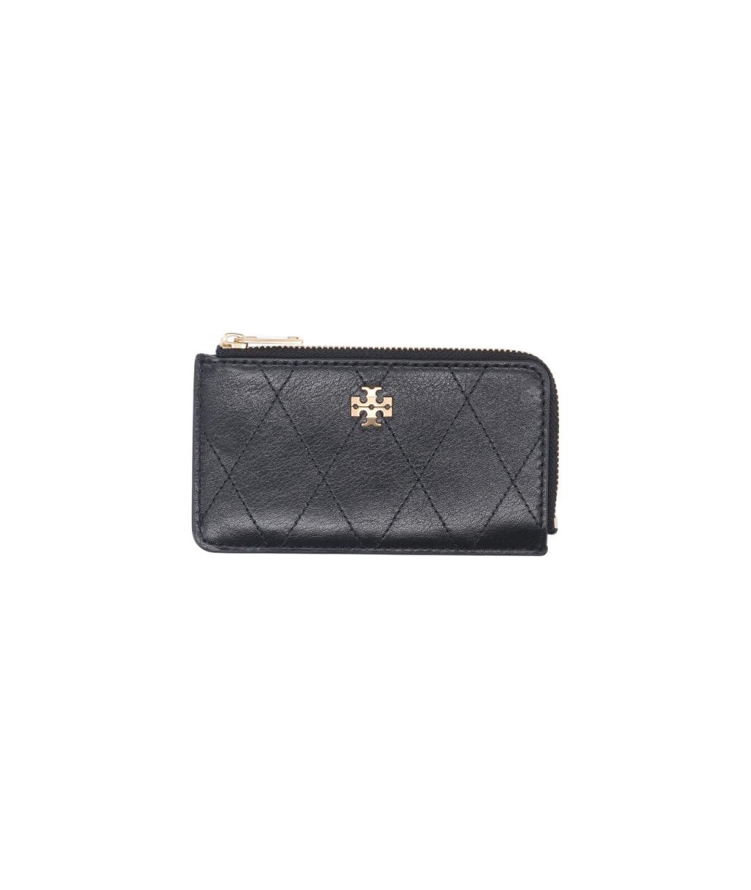 TORY BURCH Черный кожаный кошелек, фото 4