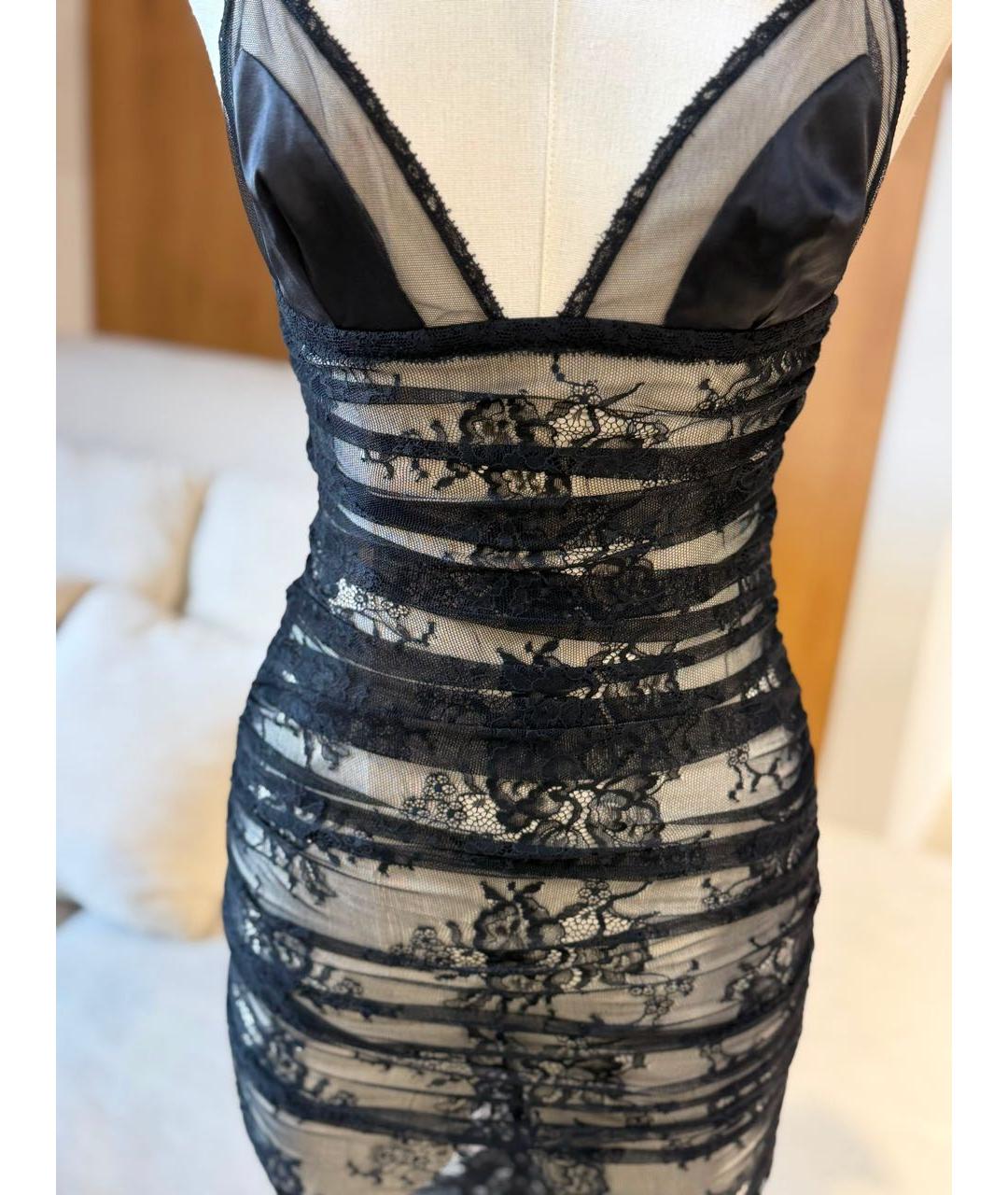 DOLCE&GABBANA Черное коктейльное платье, фото 4