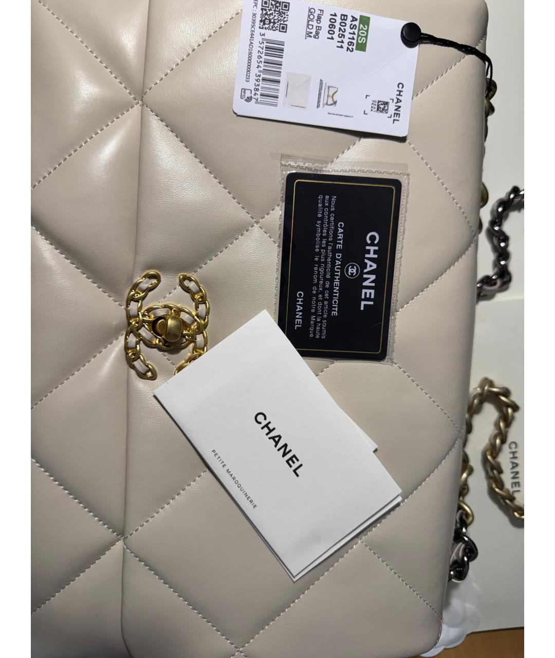 CHANEL Бежевая сумка тоут из экзотической кожи, фото 2