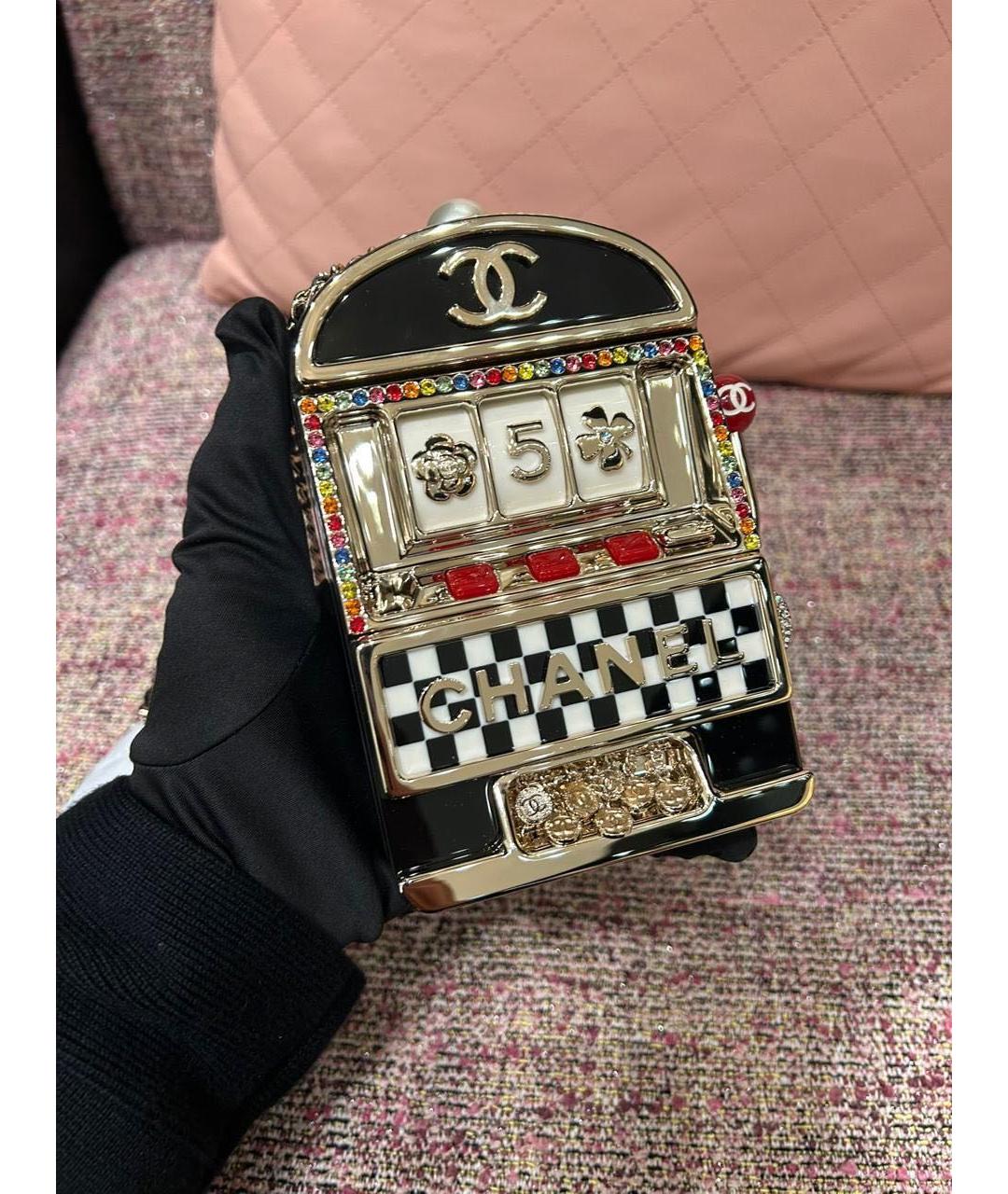 CHANEL Черная сумка через плечо, фото 5
