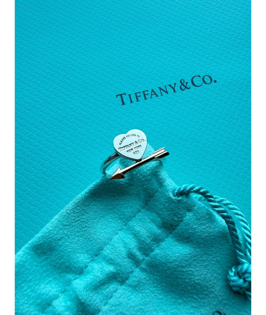 TIFFANY&CO Серебряное серебряное кольцо, фото 8