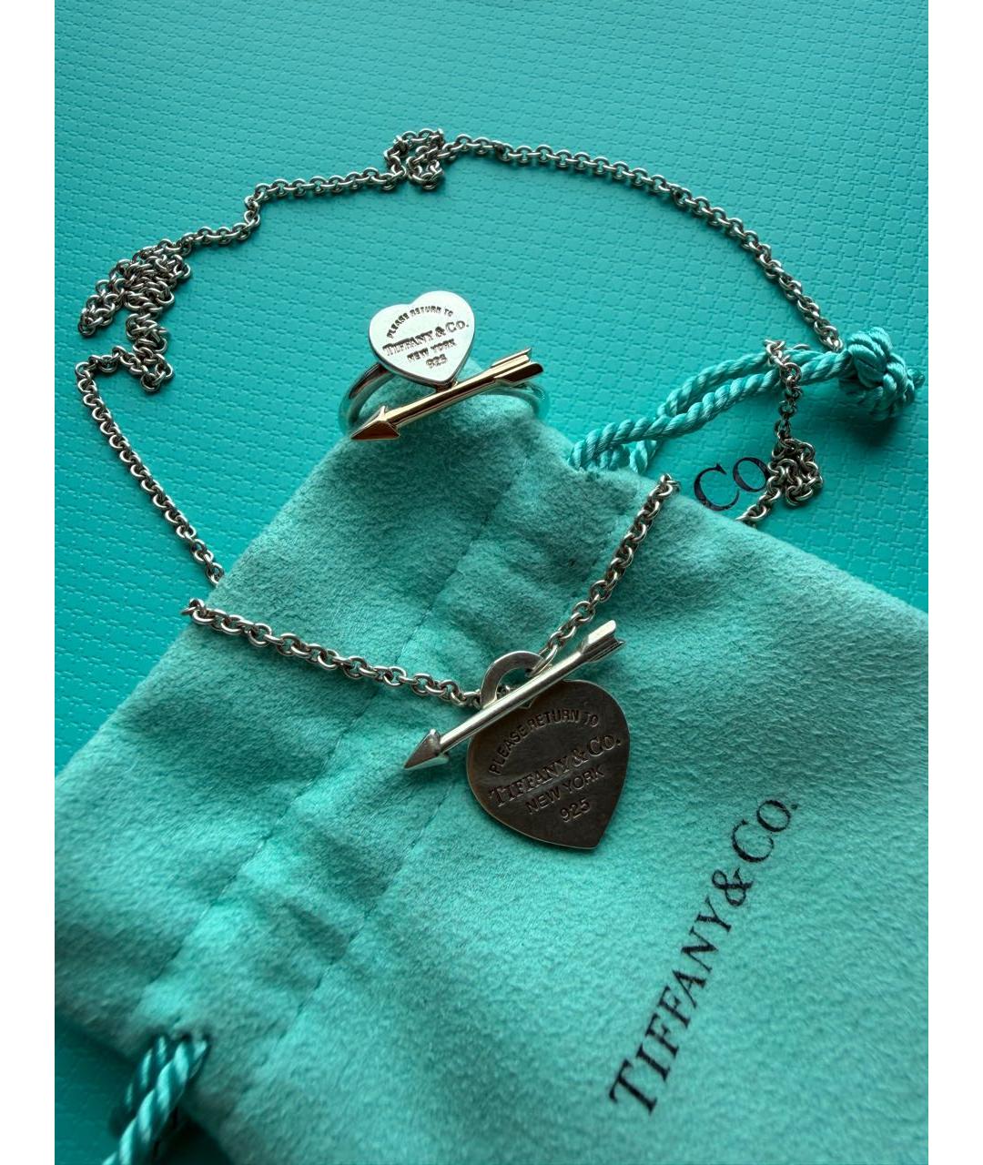 TIFFANY&CO Серебряное серебряное кольцо, фото 3