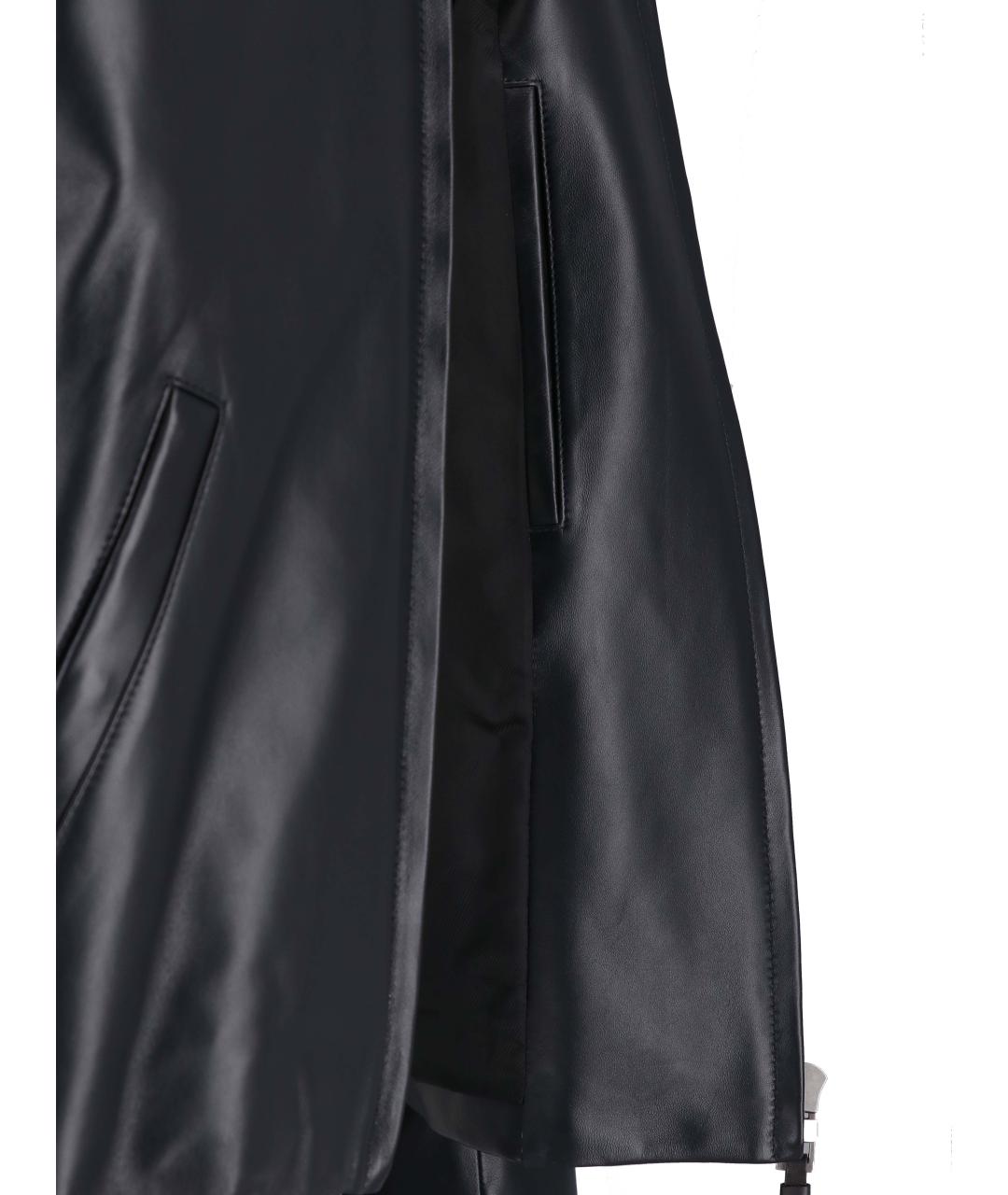 LOEWE Черная кожаная куртка, фото 7