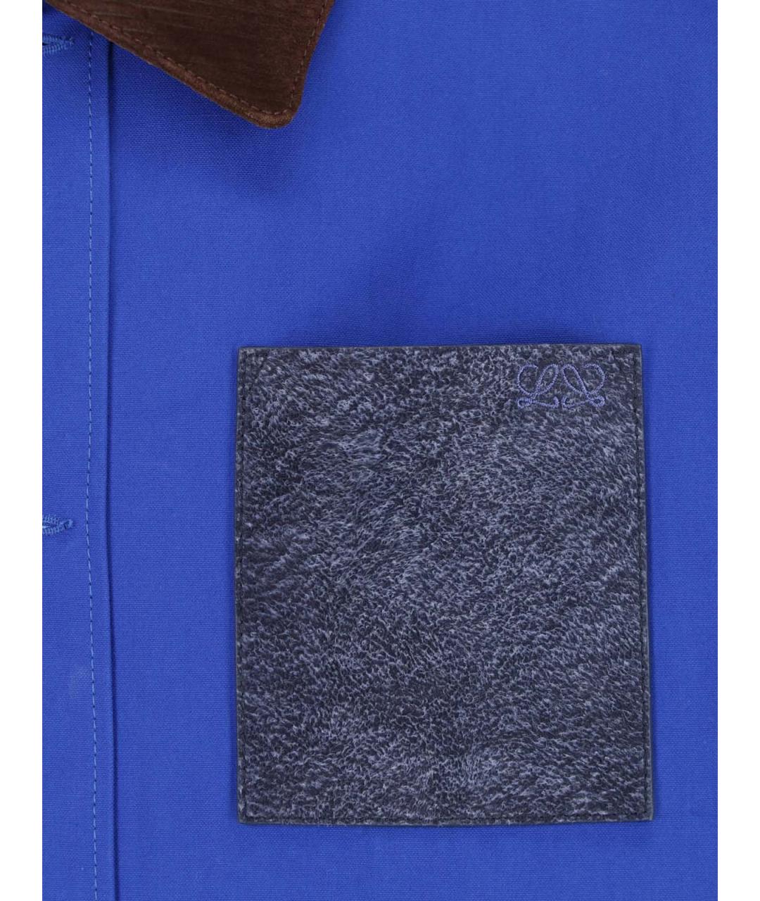 LOEWE Синяя хлопковая куртка, фото 3