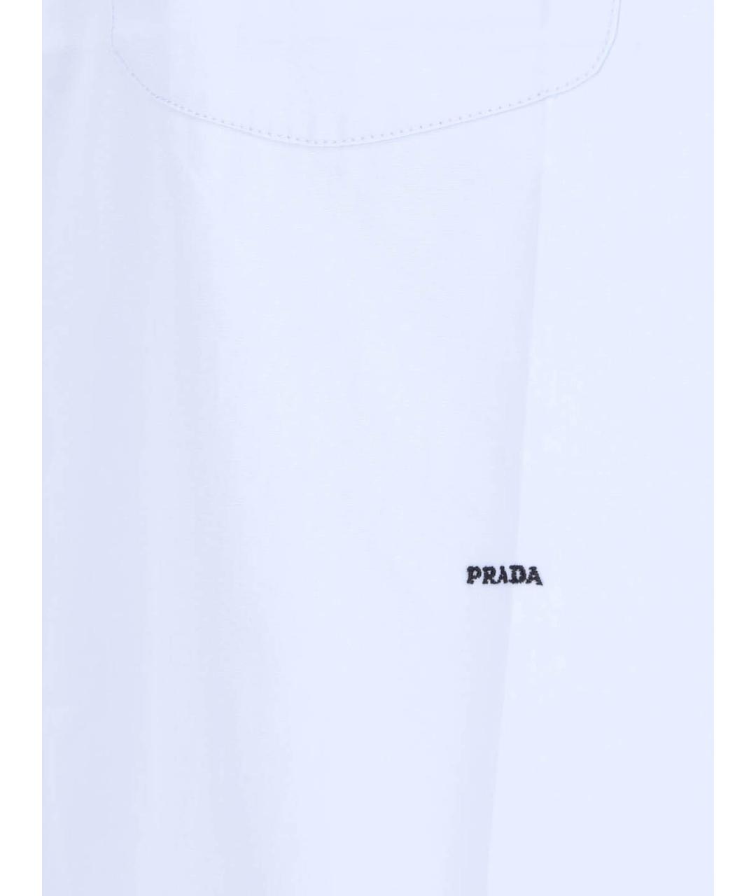 PRADA Голубая хлопковая рубашка, фото 5