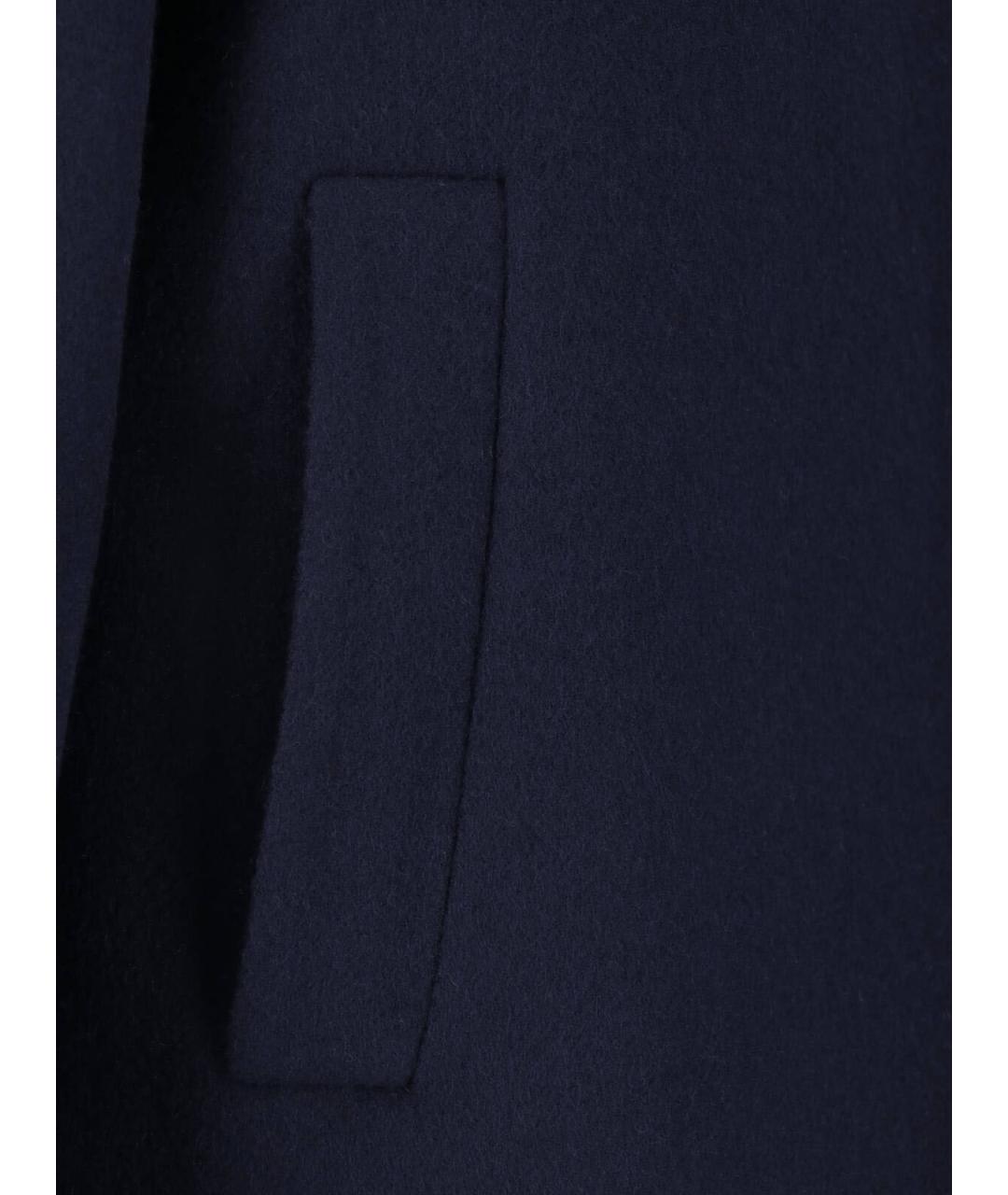BURBERRY Синяя шерстяная куртка, фото 4