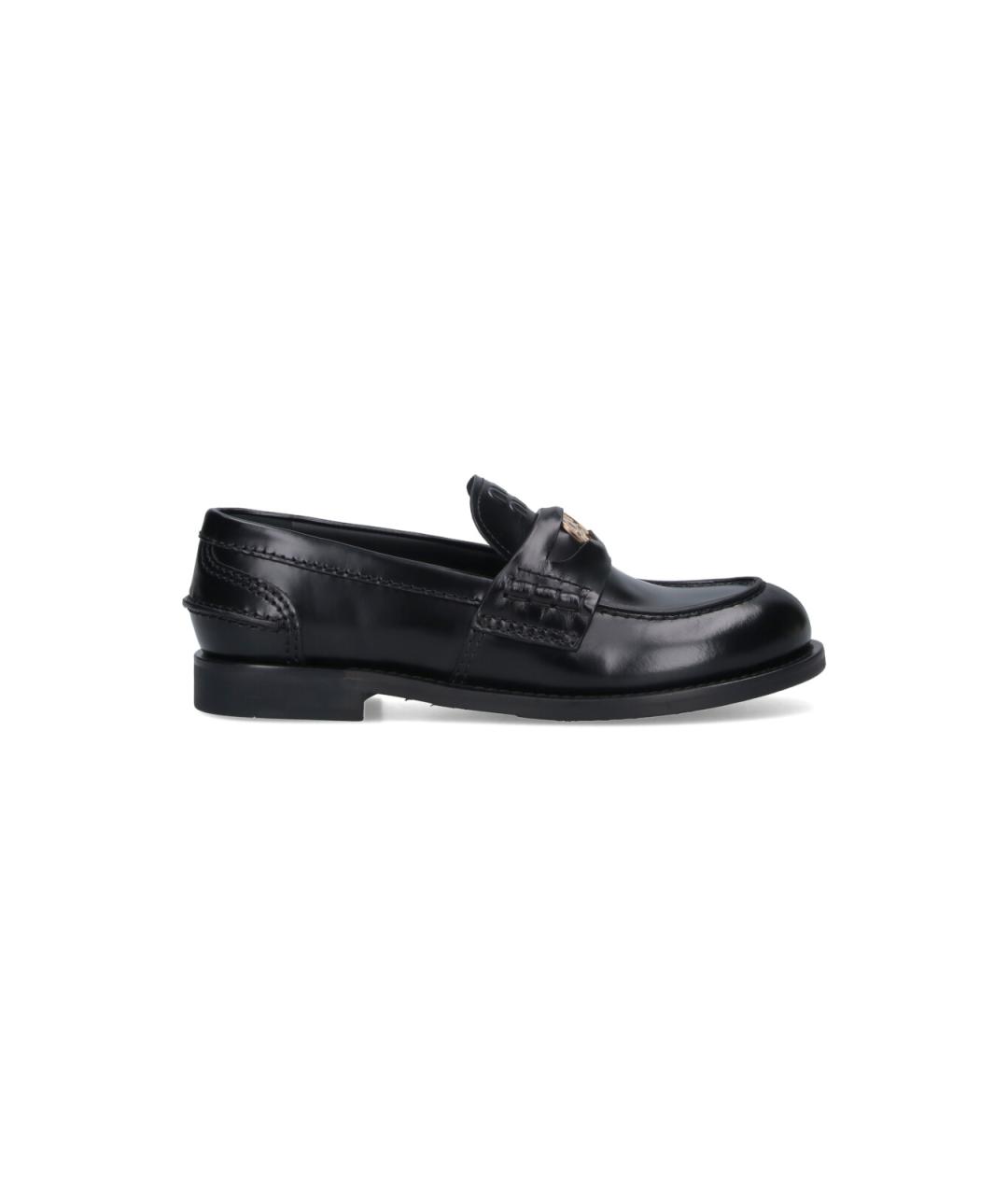 MIU MIU Черные кожаные лоферы, фото 6