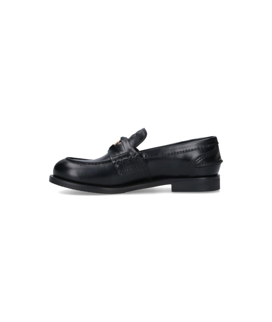 MIU MIU Черные кожаные лоферы, фото 3