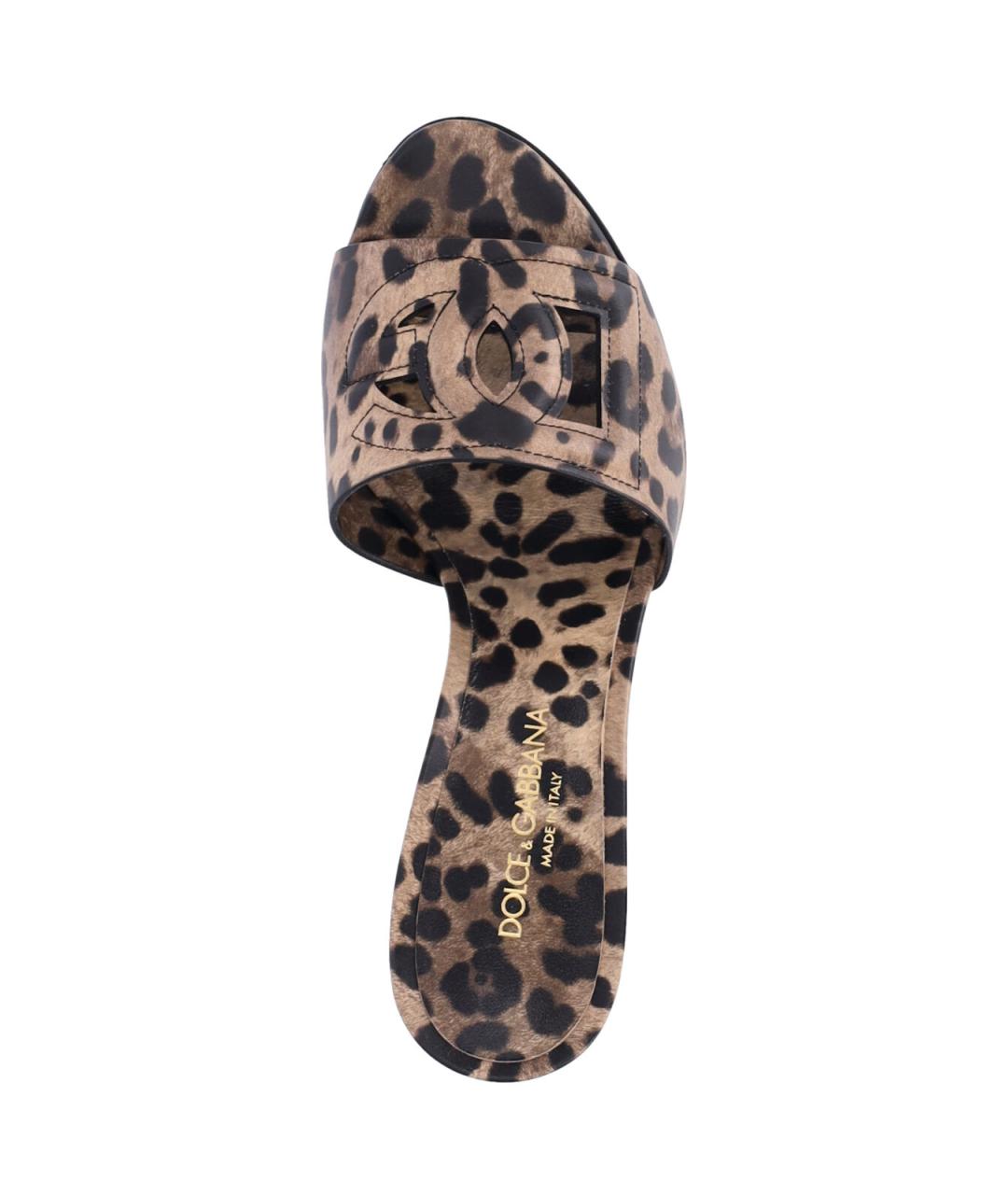DOLCE&GABBANA Мульти кожаные сандалии, фото 5
