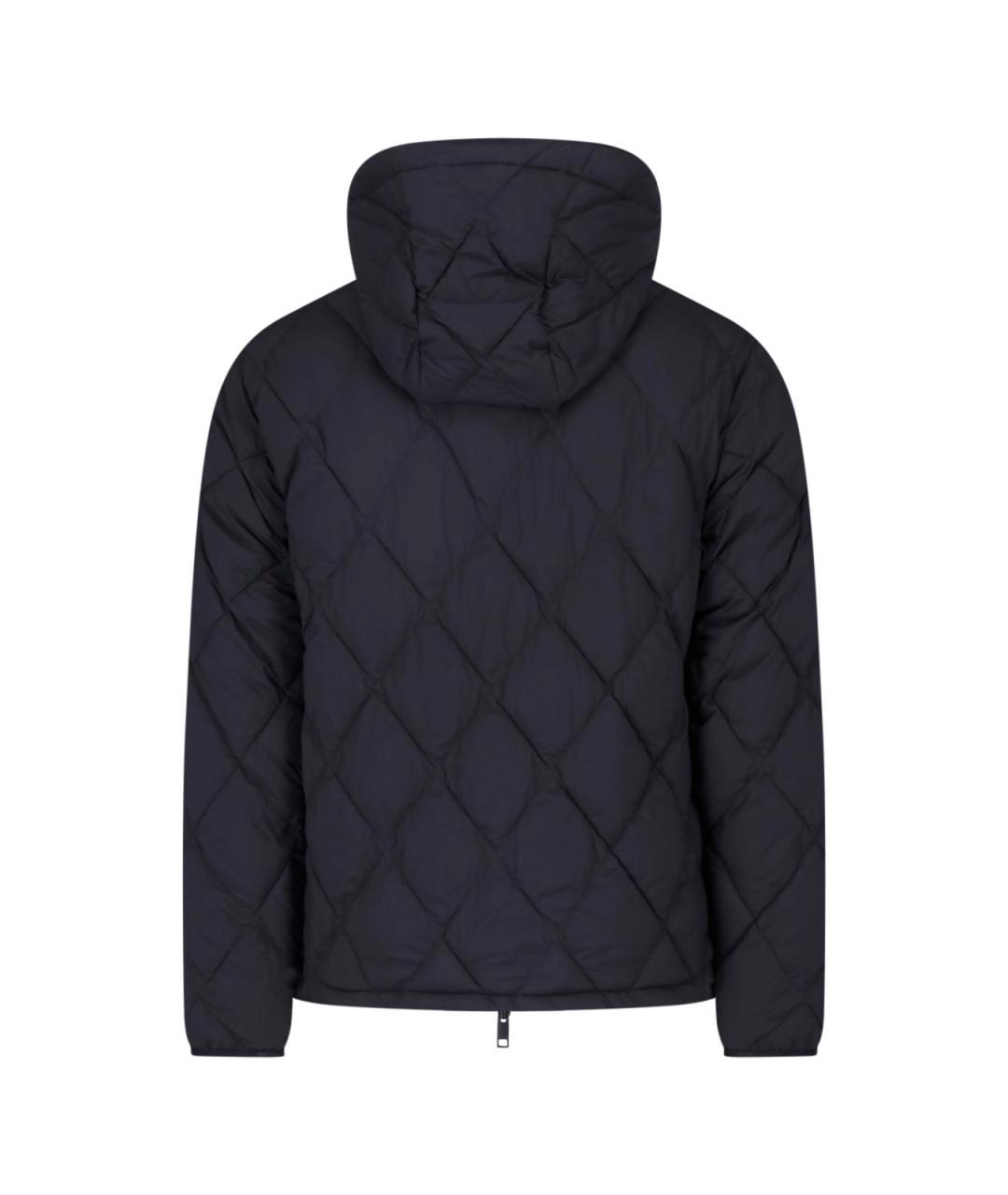 BURBERRY Черная полиамидовая куртка, фото 2