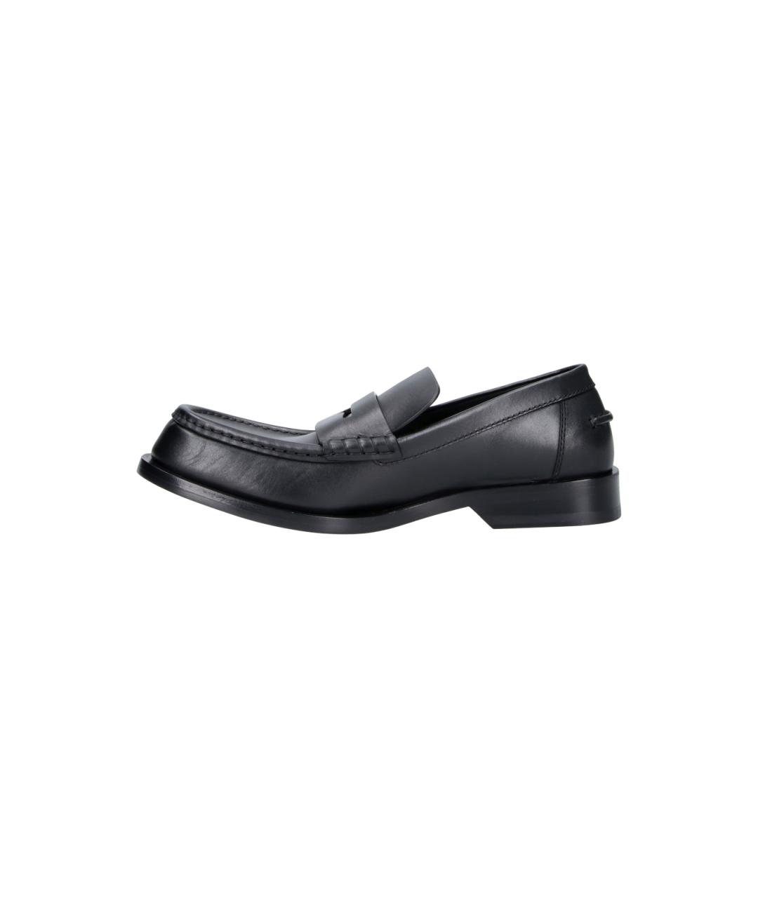 LOEWE Черные кожаные лоферы, фото 3